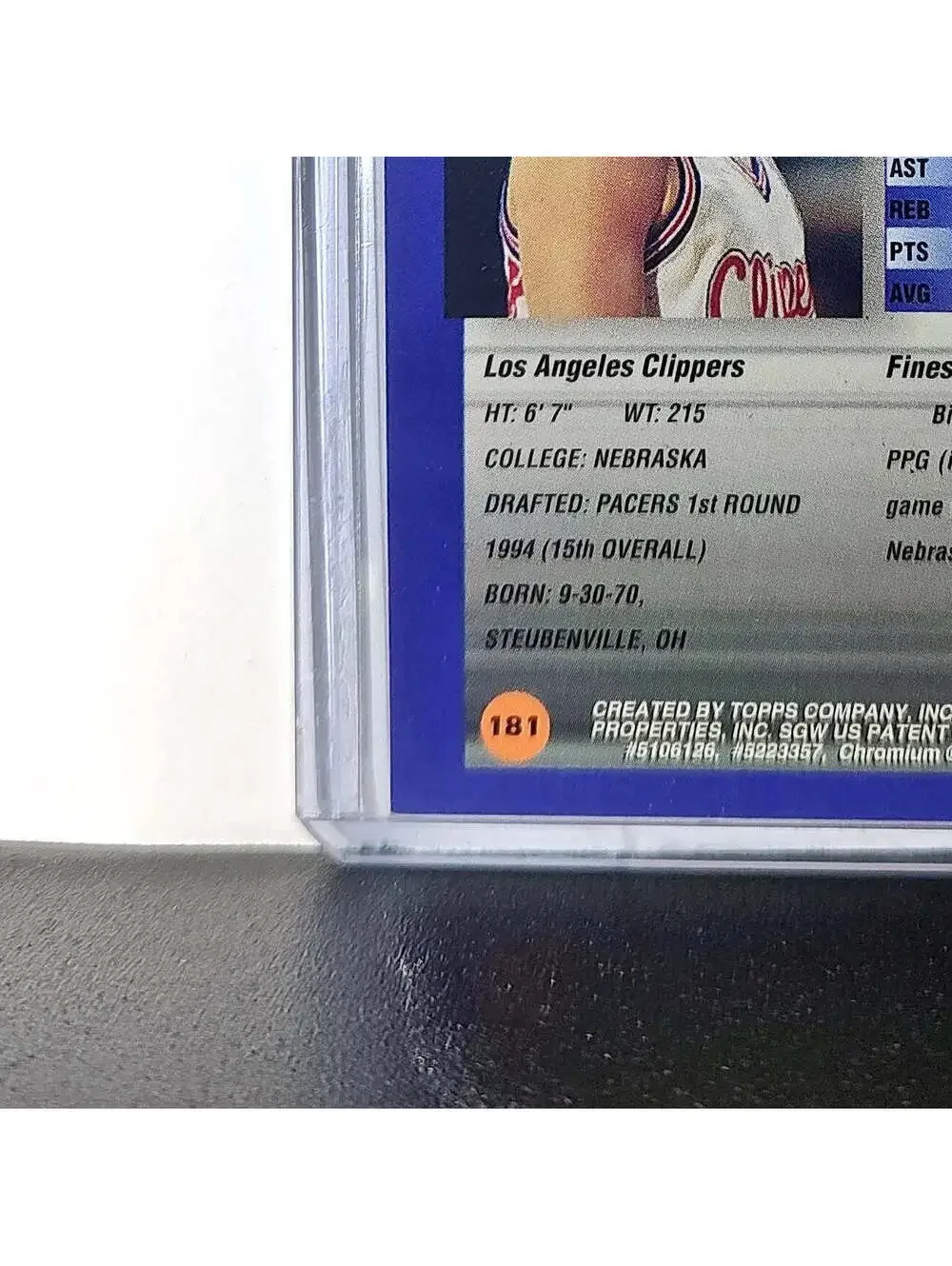 Eric Piatkowski Rookie 1994-95 Topps Finest #181 Card